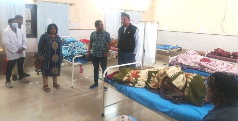 मुख्य चिकित्सा एवं स्वास्थ्य अधिकारी ने किया निजी अस्पताल का औचक निरीक्षण  शासन द्वारा निर्धारित मानकों एवं नियमों का पालन सुनिश्चित करने दिए निर्देश