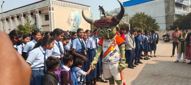 खेलो इंडिया ट्राइबल गेम्स  मुंगेली में भव्य स्वागत के साथ पहुँची ‘मशाल गौरव रथ यात्रा’