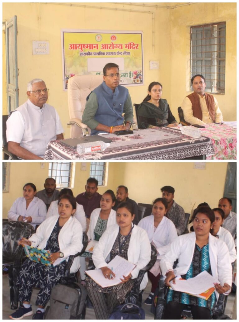 कलेक्टर डॉ. संजय कन्नौजे ने लेंधरा हॉस्पीटल के सभी कक्ष और व्यवस्था का लिया जायजा