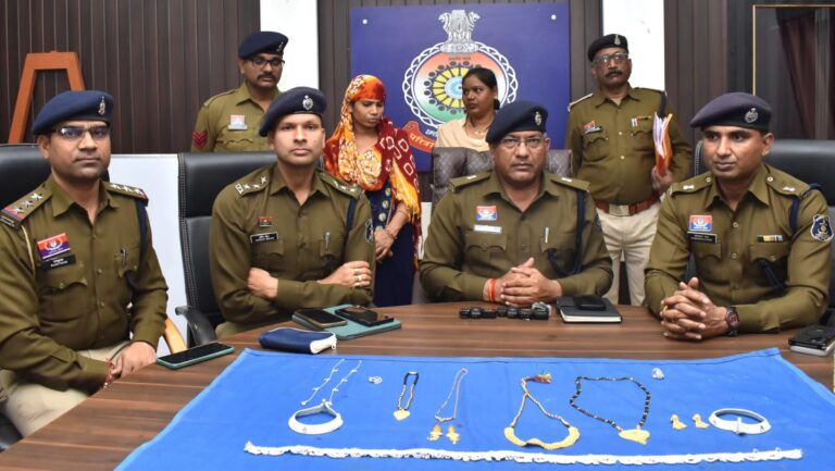 घर में चोरी के मामले में घरेलू कामकाज करने वाली महिला आरोपी गिरफ्तार ▪️ पुरानी बाई द्वारा विश्वास में लेकर की गई चोरी