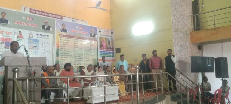 नगर परिषद बोदरी में रजत जयंती समारोह एवं विधायक धरमलाल कौशिक का जन्मोत्सव धूमधाम से मनाया गया