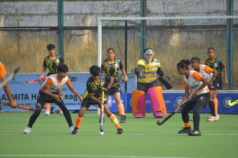 अस्मिता वेस्ट जोन हॉकी प्रतियोगिता में छत्तीसगढ़ की धमाकेदार जीत, राजस्थान को 17-01 से हराया
