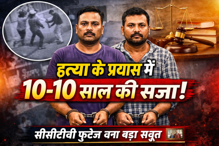 सीसीटीवी बना निर्णायक साक्ष्य: हत्या के प्रयास मामले में दो आरोपियों को 10-10 वर्ष की सजा