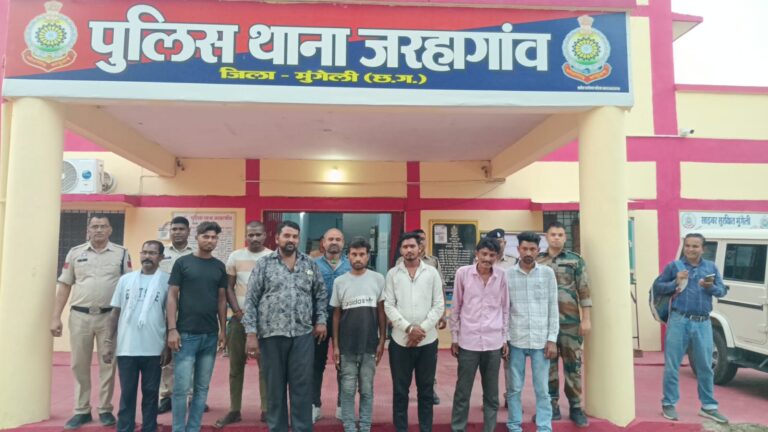 मुंगेली में अवैध शराब पर पुलिस की सख्ती, 9 आरोपियों पर प्रतिबंधात्मक कार्रवाई