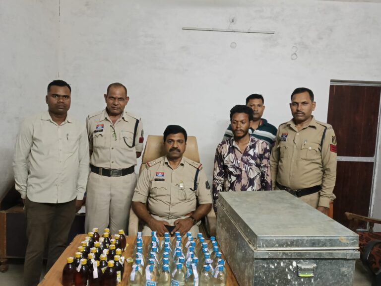 बिल्हा पुलिस का ‘ऑपरेशन प्रहार’: कानून के शासन के समक्ष झुका अवैध शराब का सिंडिकेट, थाना प्रभारी निरीक्षक तोपसिंह नवरंग के रणनीतिक नेतृत्व में बड़ी सफलता।