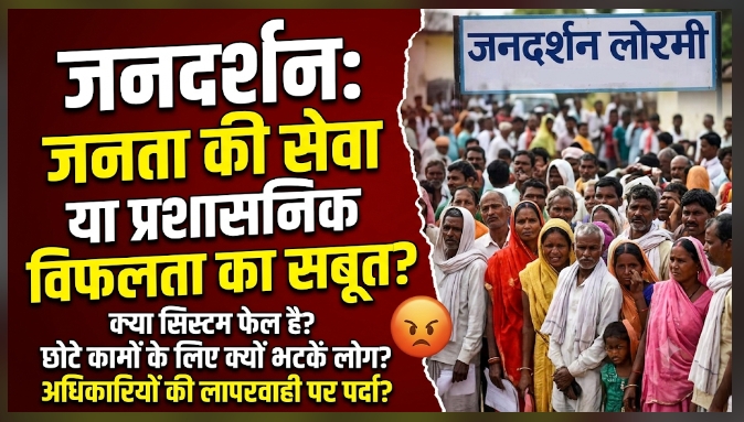 क्या ‘जनदर्शन’ जनता की सच्ची सेवा है या प्रशासनिक विफलता पर पर्दा डालने का महज एक राजनीतिक जरिया?